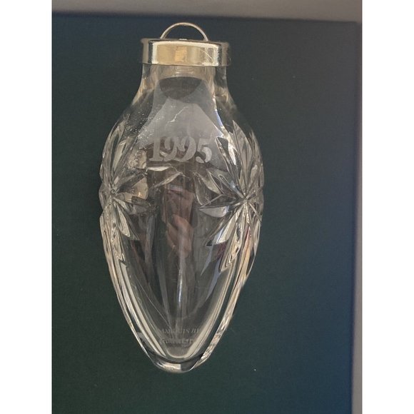 Waterford Crystal Ornament Marquis Teardrop 4 Inch Hand cut Hungary 1995 - Picture 5 of 6